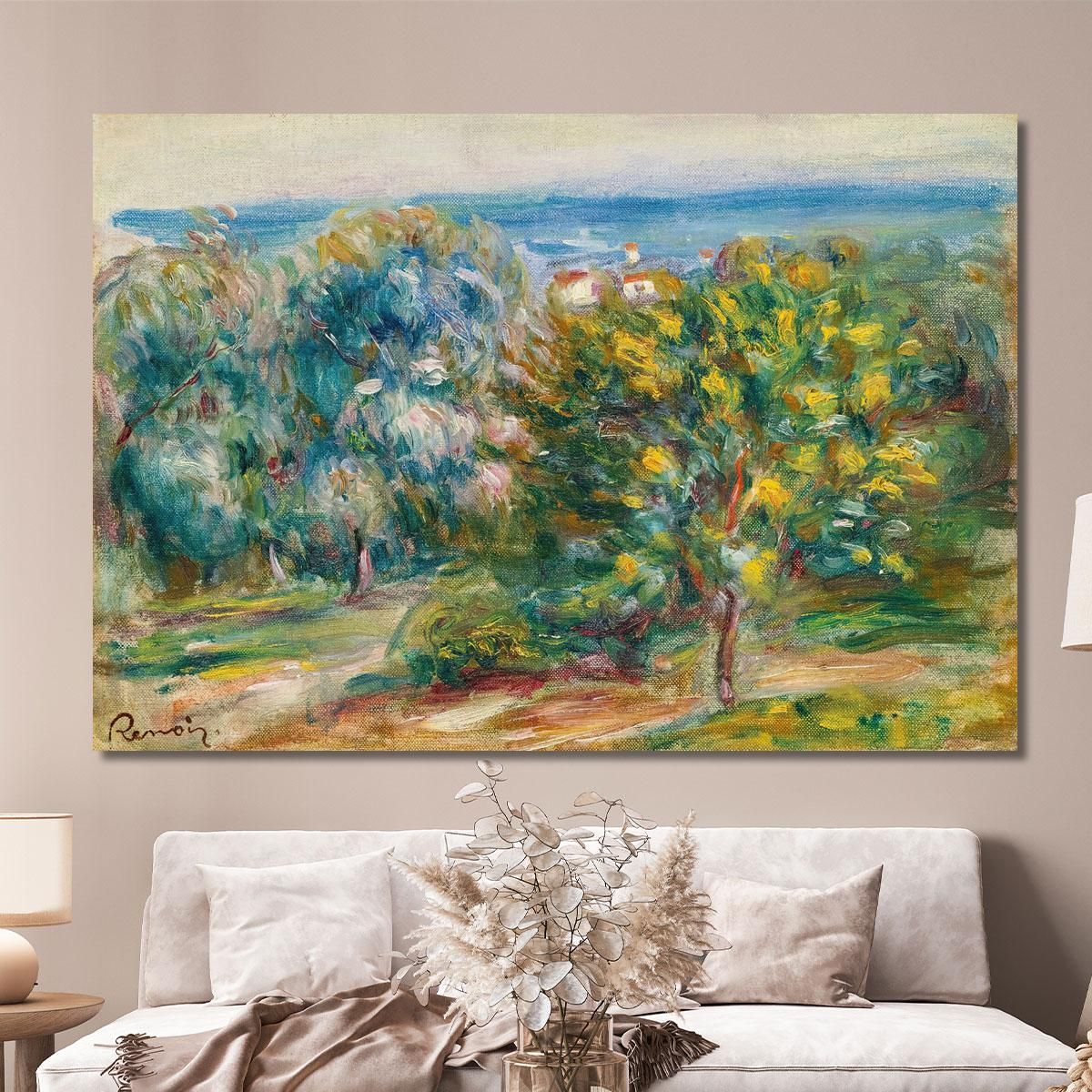 Southern Landscape Sketch Pierre-Auguste Renoir par534 canvas print 
