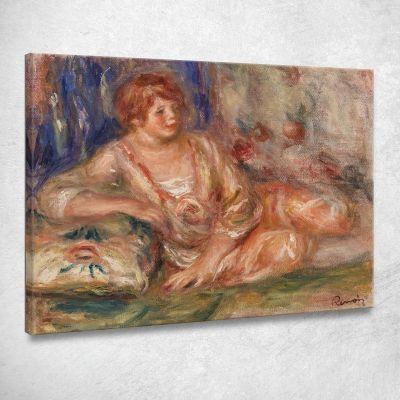 Andrée In Pink Reclining Pierre-Auguste Renoir par540 canvas print 