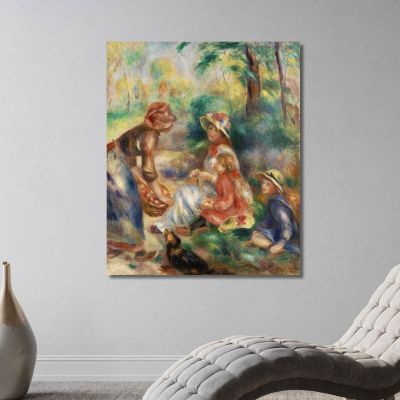 Apple Vendor Pierre-Auguste Renoir par541 canvas print 