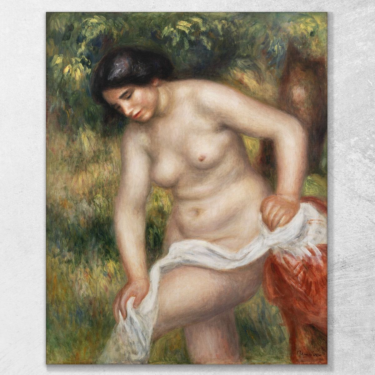 Bather Drying Herself Pierre-Auguste Renoir par547 canvas print 