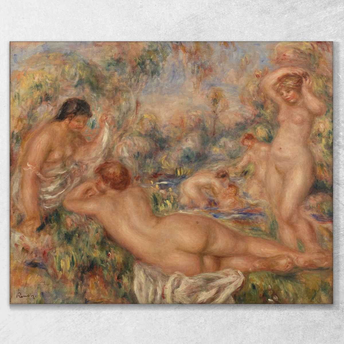Bathers Pierre-Auguste Renoir par549 canvas print 