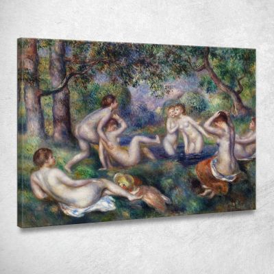 Bathers In The Forest Pierre-Auguste Renoir par550 canvas print 