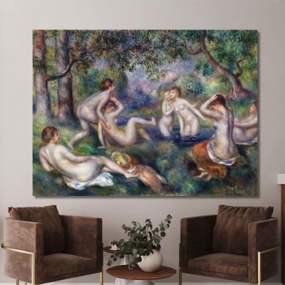 Bathers In The Forest Pierre-Auguste Renoir par550 canvas print 