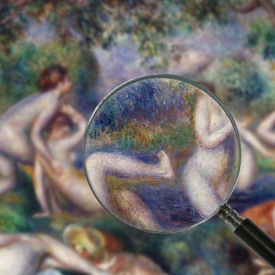 Bathers In The Forest Pierre-Auguste Renoir par550 canvas print