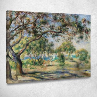 Wood Landscape Chair Pierre-Auguste Renoir par551 canvas print 