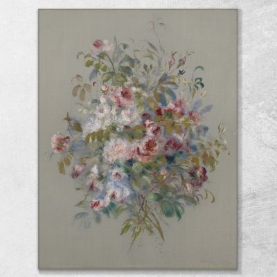 Bouquet Of Roses Pierre-Auguste Renoir par553 canvas print 