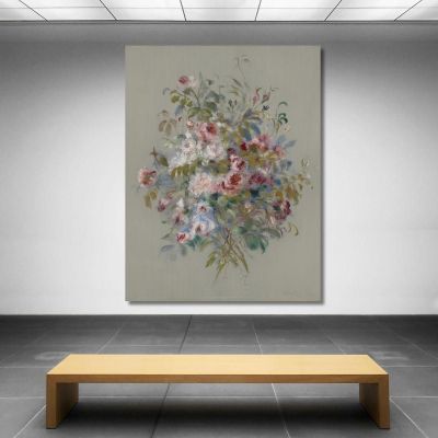 Bouquet Of Roses Pierre-Auguste Renoir par553 canvas print 