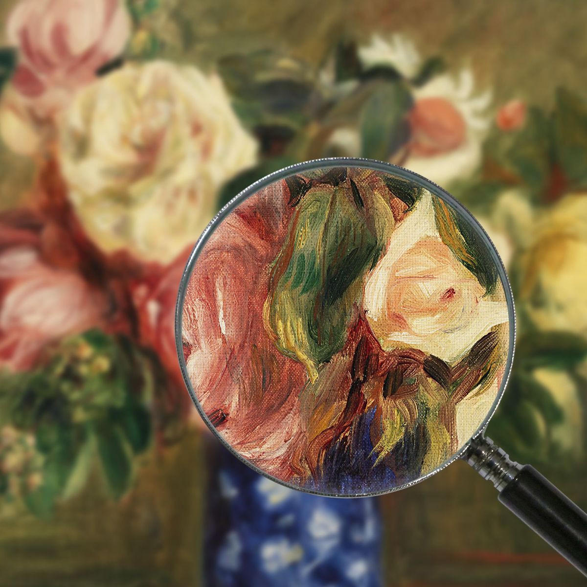 Bouquet Of Roses Pierre-Auguste Renoir par554 canvas print