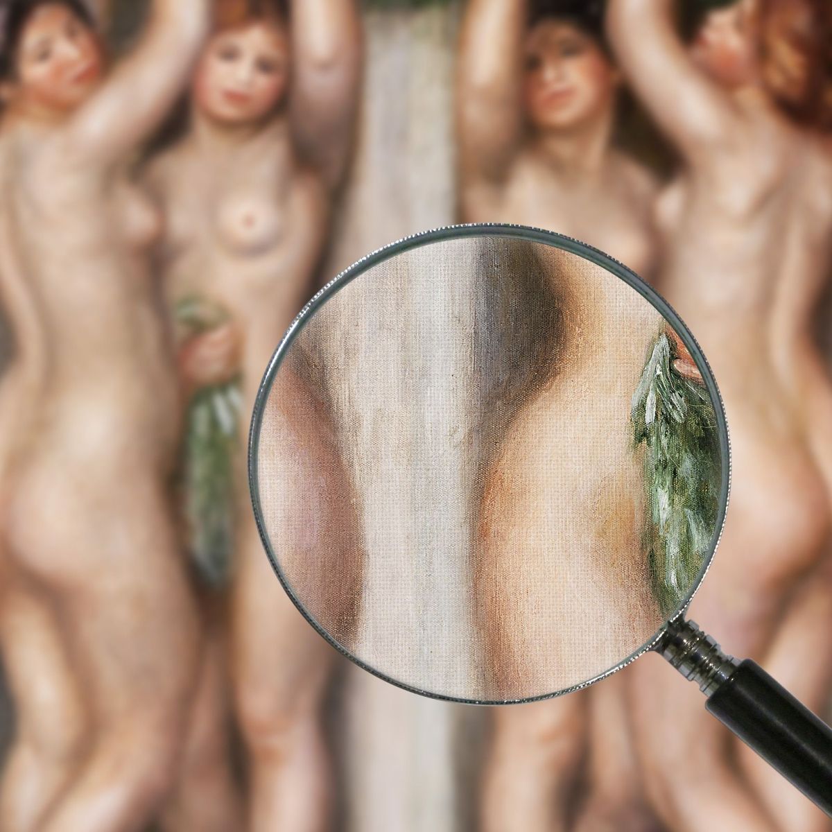 Two Bathers Pierre-Auguste Renoir par555 canvas print