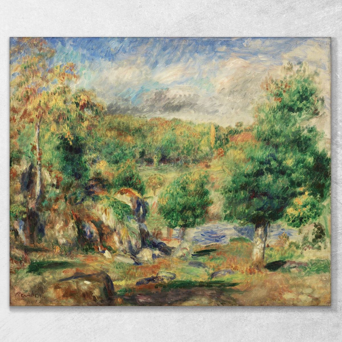 Chestnut Trees Pont-Aven Pierre-Auguste Renoir par556 canvas print 