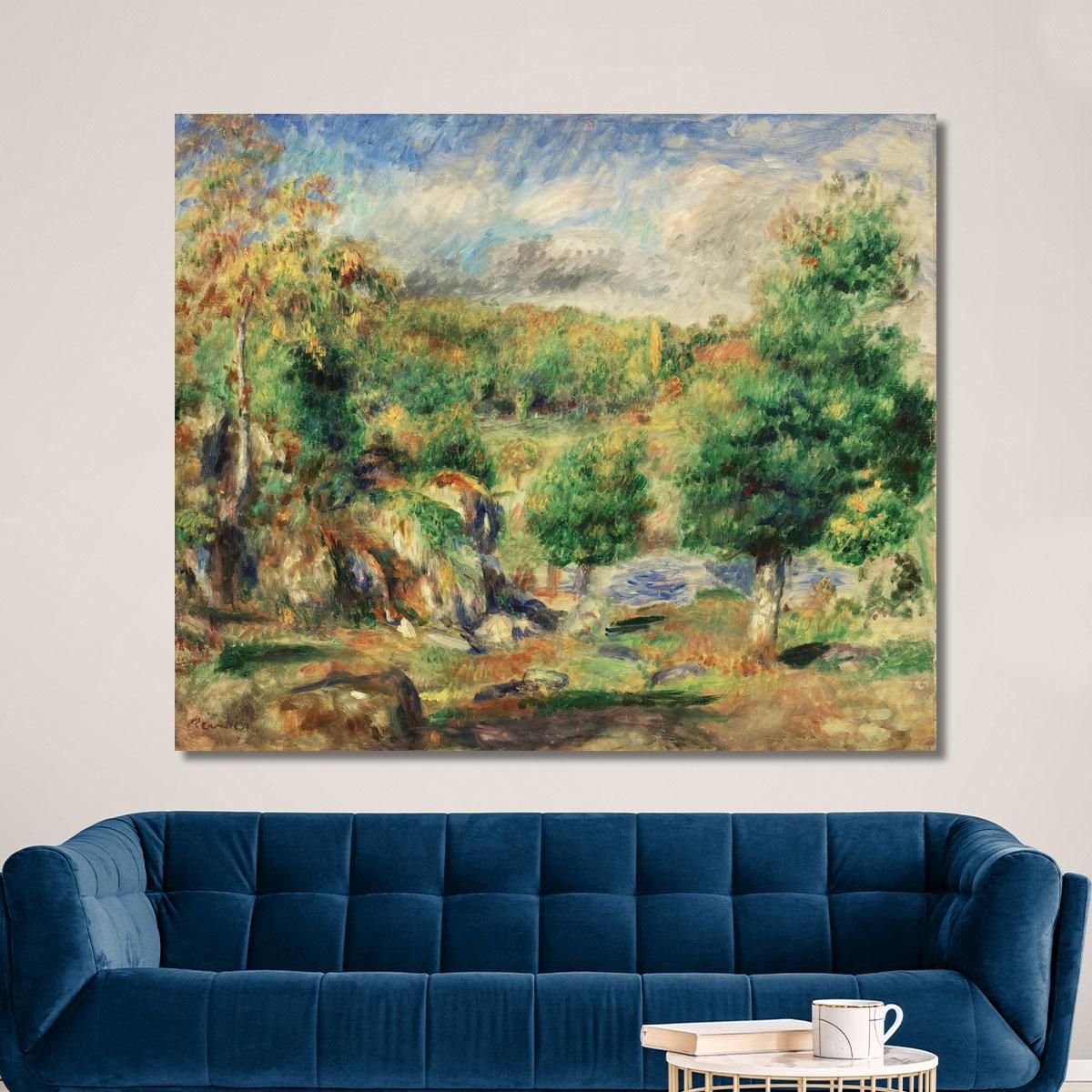 Chestnut Trees Pont-Aven Pierre-Auguste Renoir par556 canvas print 