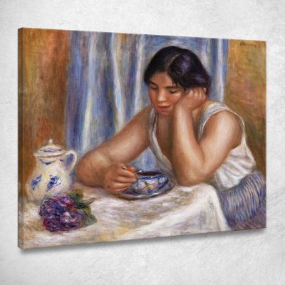 Cup Of Chocolate Pierre-Auguste Renoir par558 canvas print 