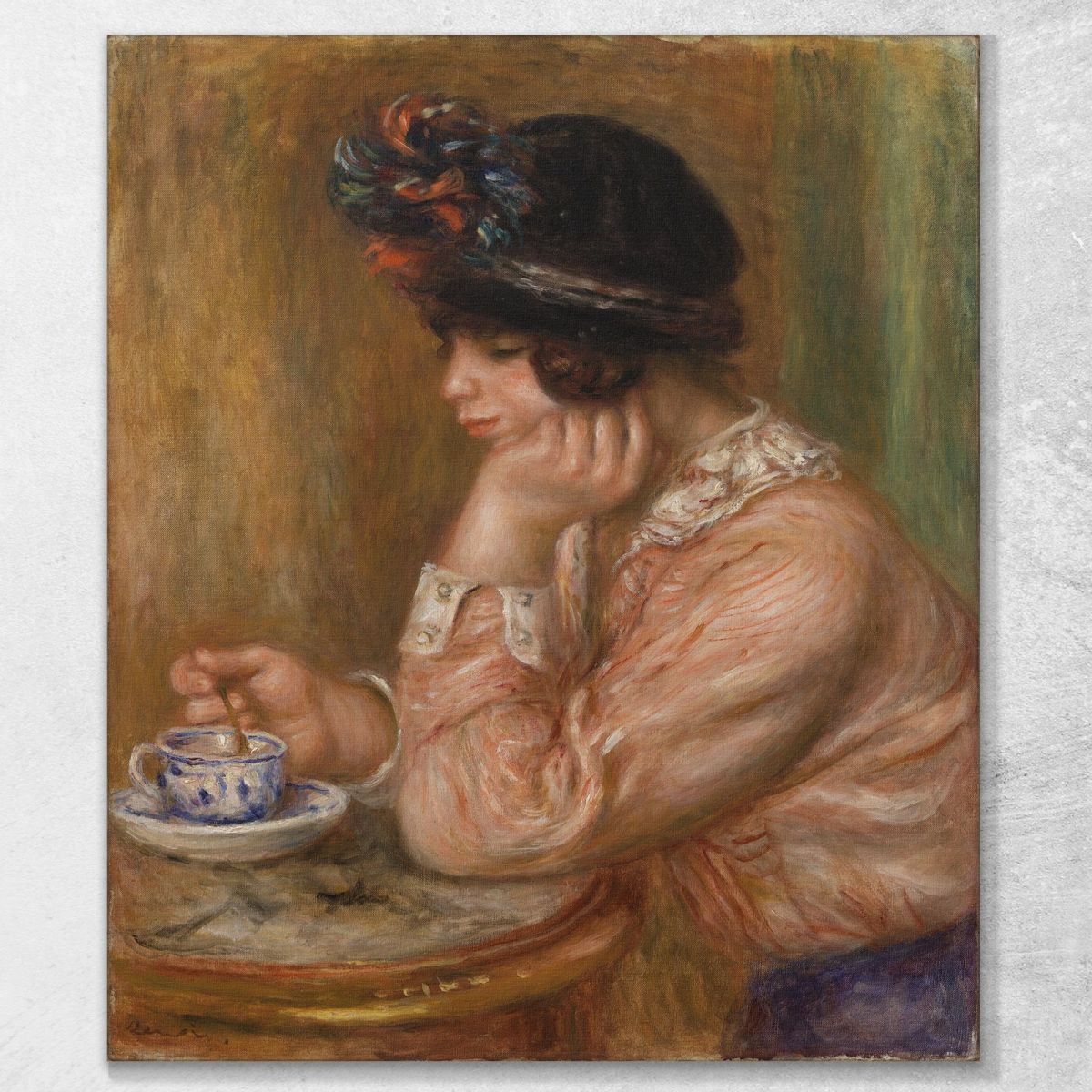 Cup Of Chocolate Pierre-Auguste Renoir par559 canvas print 
