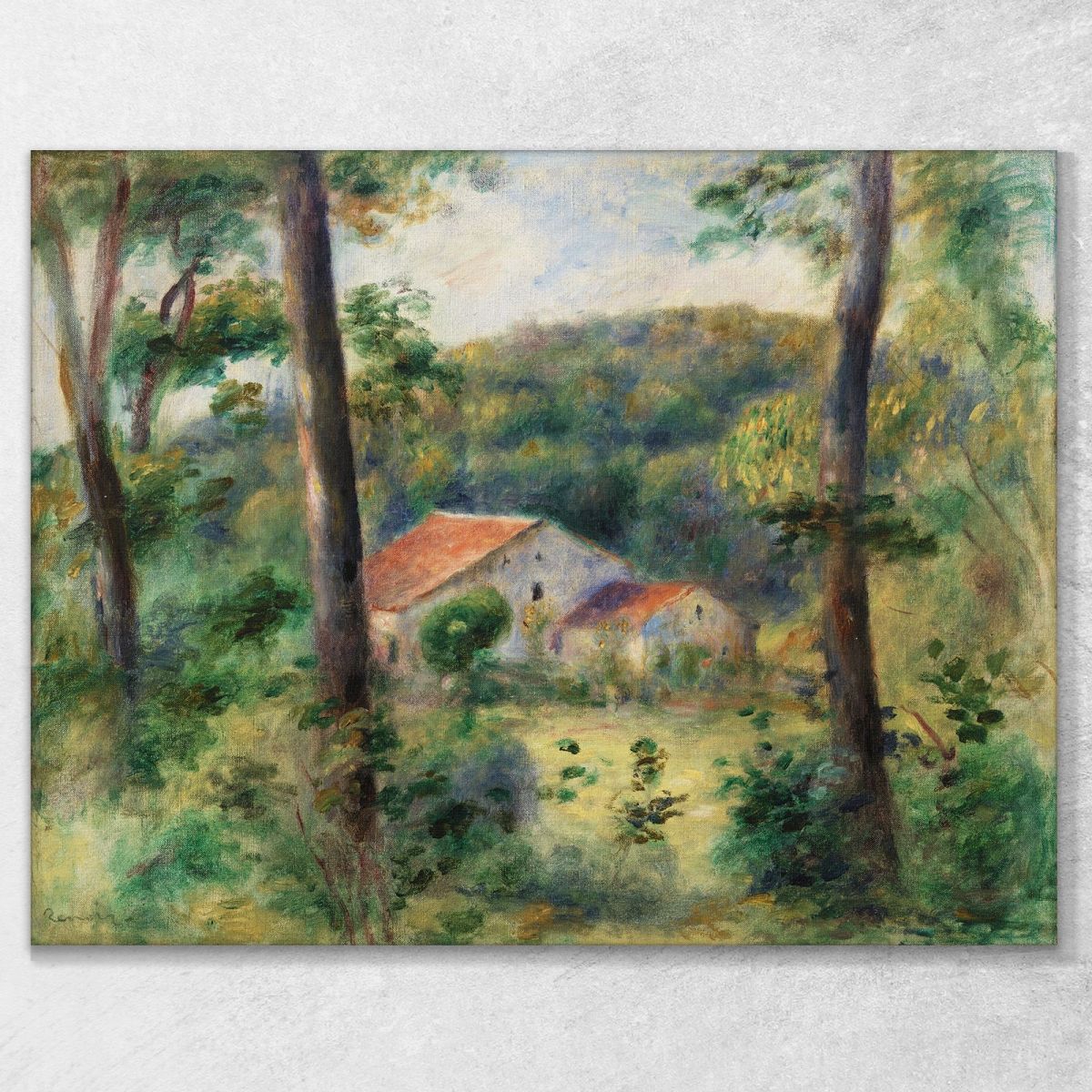 Environs Of Briey Pierre-Auguste Renoir par562 canvas print 