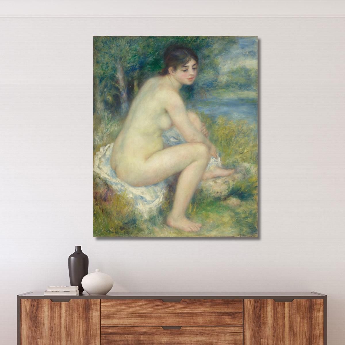 Naked Woman In A Landscape Pierre-Auguste Renoir par564 canvas print 