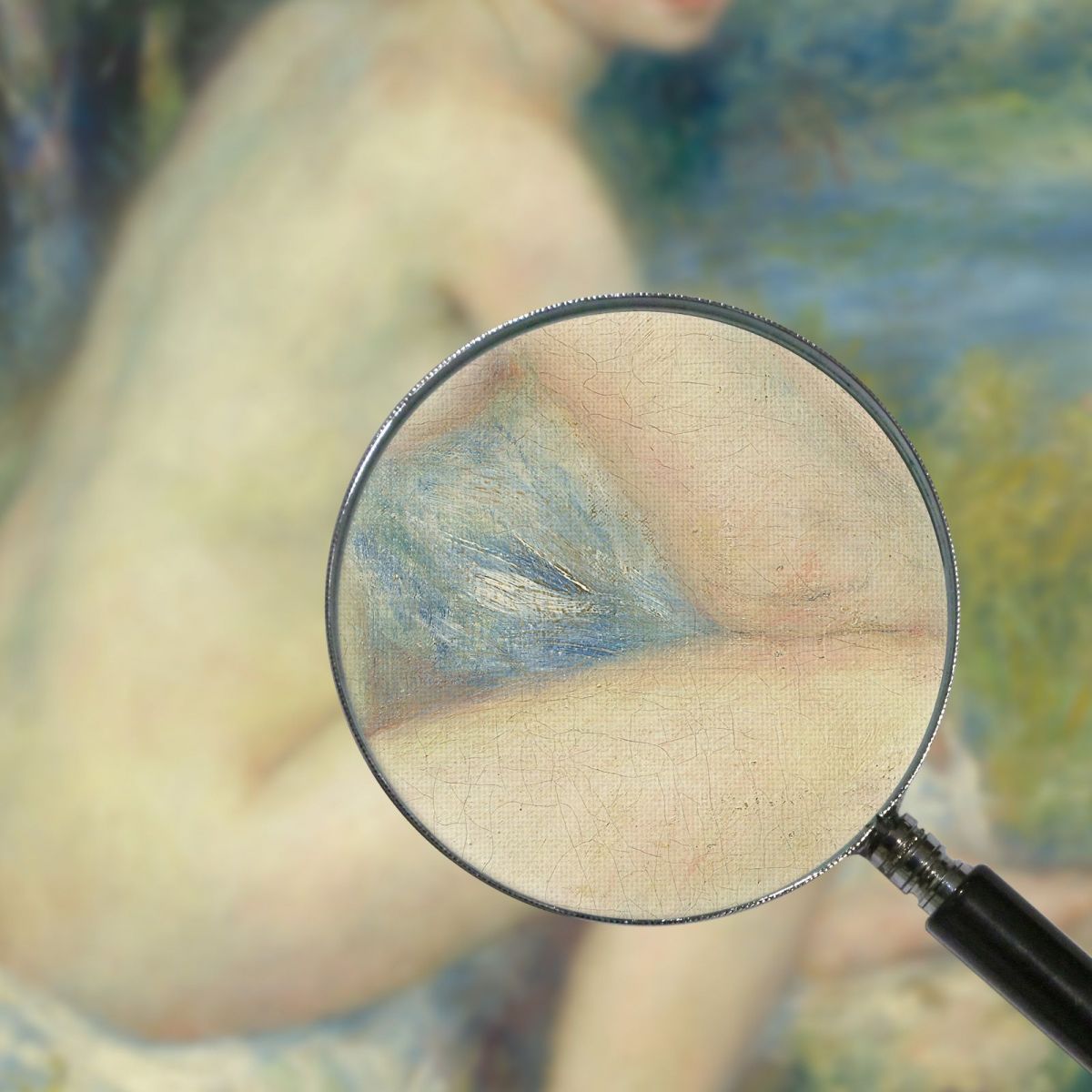 Naked Woman In A Landscape Pierre-Auguste Renoir par564 canvas print