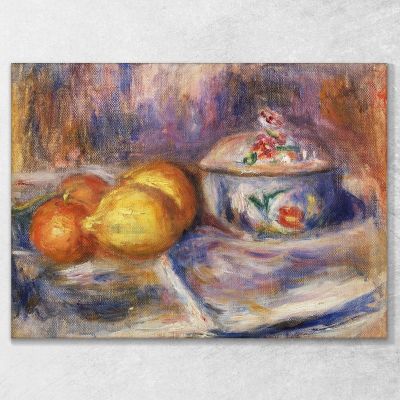 Fruit And Bonbonniere Pierre-Auguste Renoir par565 canvas print 