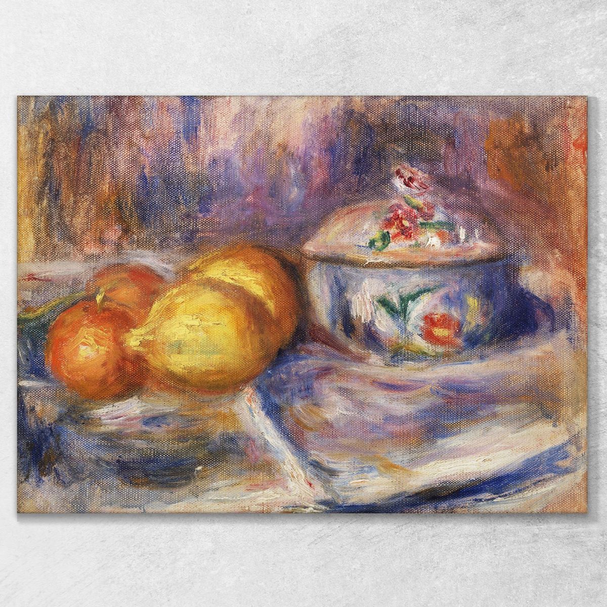 Fruit And Bonbonniere Pierre-Auguste Renoir par565 canvas print 