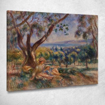 Landscape With Figures Near Cagnes Pierre-Auguste Renoir par574 canvas print 