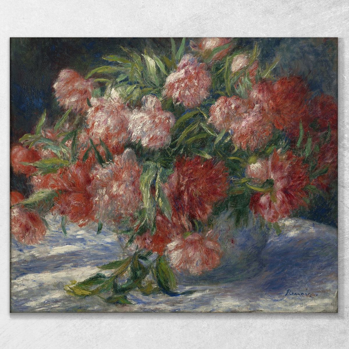 Peonies Pierre-Auguste Renoir par586 canvas print 