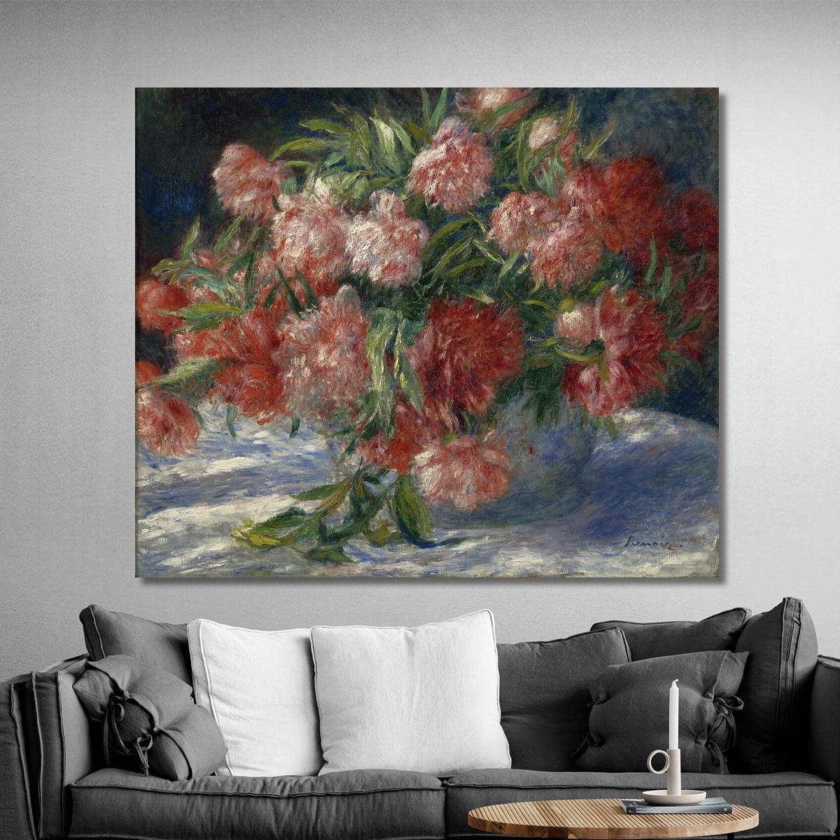 Peonies Pierre-Auguste Renoir par586 canvas print 