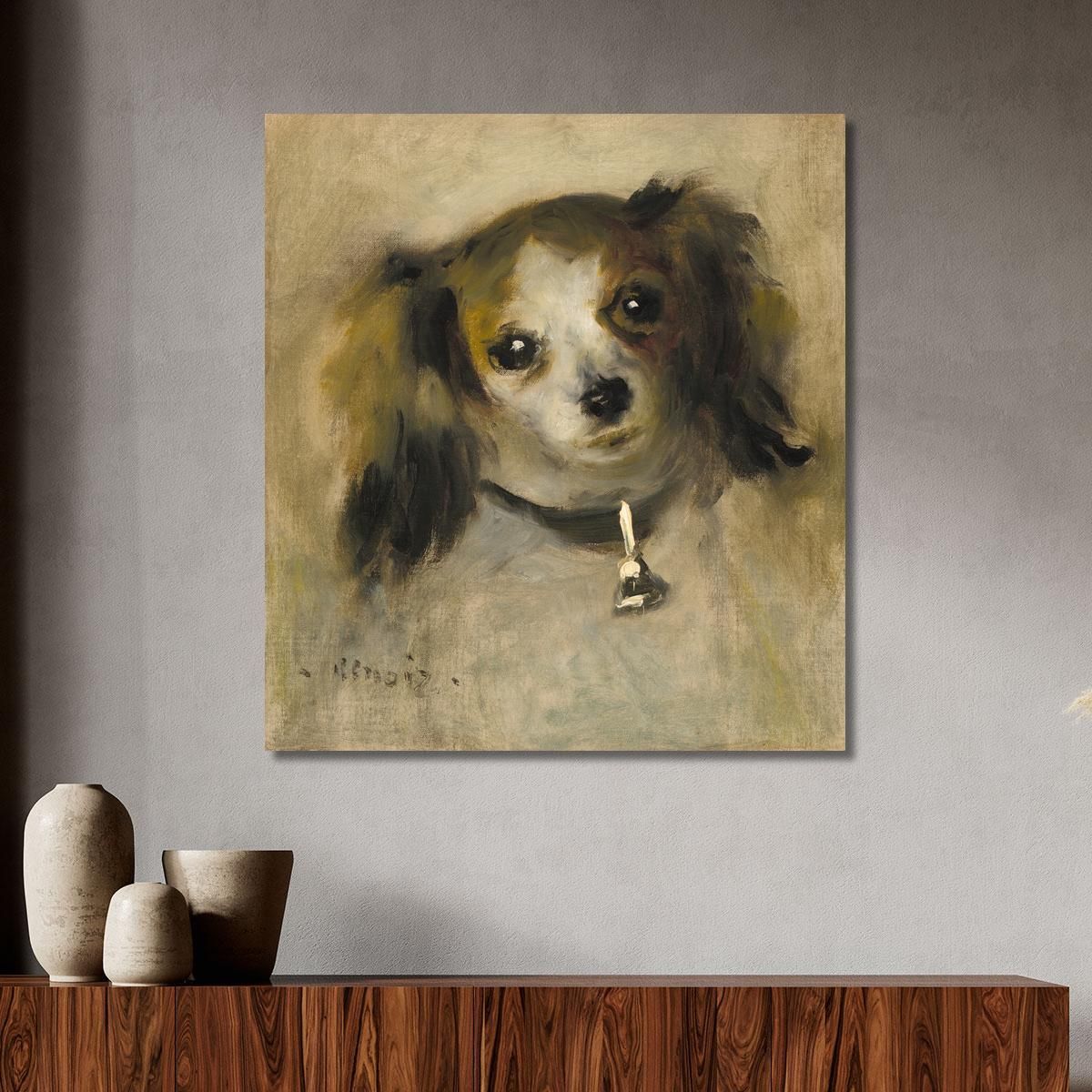 Head Of A Dog Pierre-Auguste Renoir par587 canvas print 