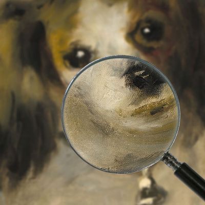 Head Of A Dog Pierre-Auguste Renoir par587 canvas print