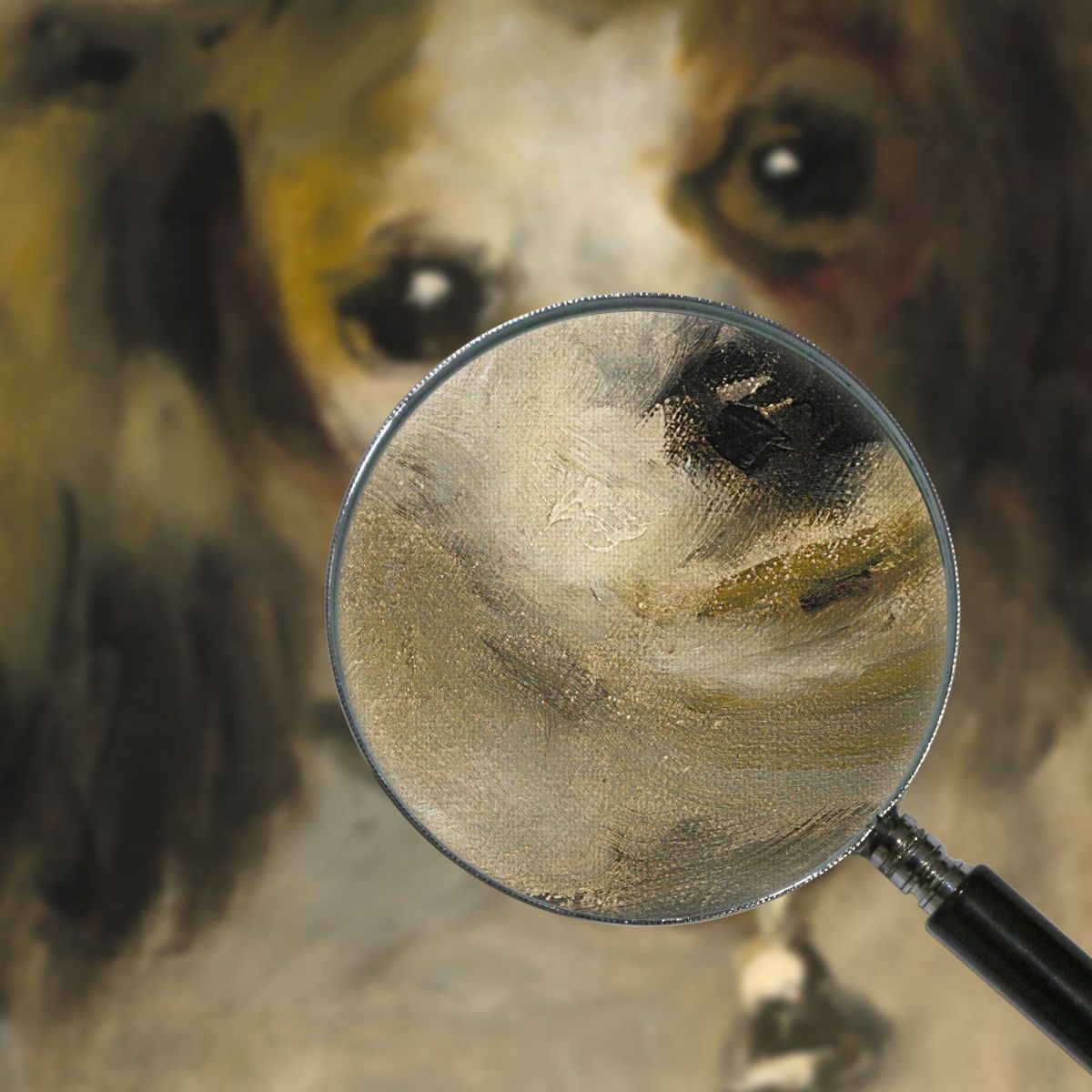 Head Of A Dog Pierre-Auguste Renoir par587 canvas print