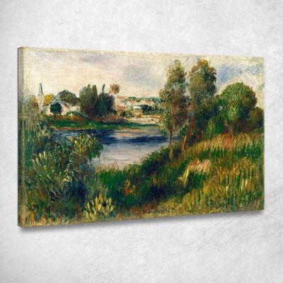 Landscape At Vétheuil Pierre-Auguste Renoir par588 canvas print 