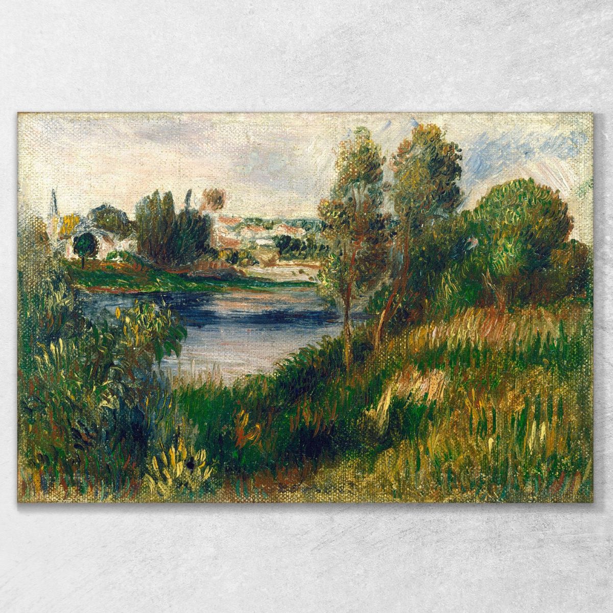 Landscape At Vétheuil Pierre-Auguste Renoir par588 canvas print 