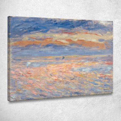 Sunset Pierre-Auguste Renoir par592 canvas print 