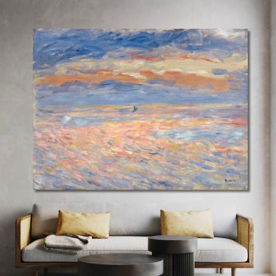 Sunset Pierre-Auguste Renoir par592 canvas print 