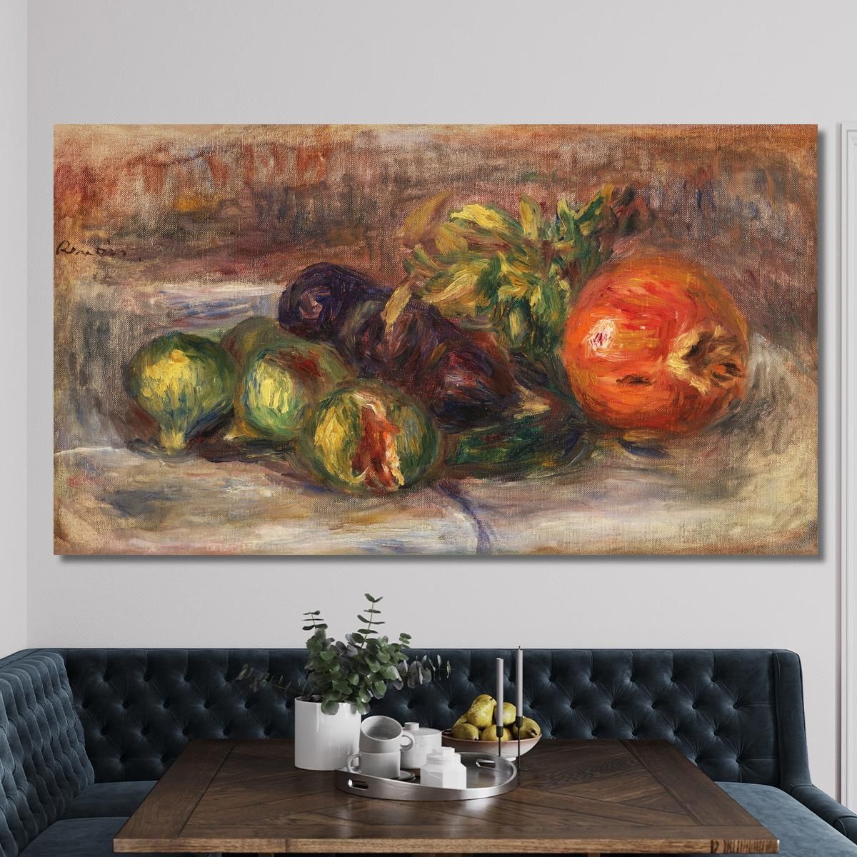 Pomegranate And Figs Grenade Et Figues Pierre-Auguste Renoir par593 canvas print 
