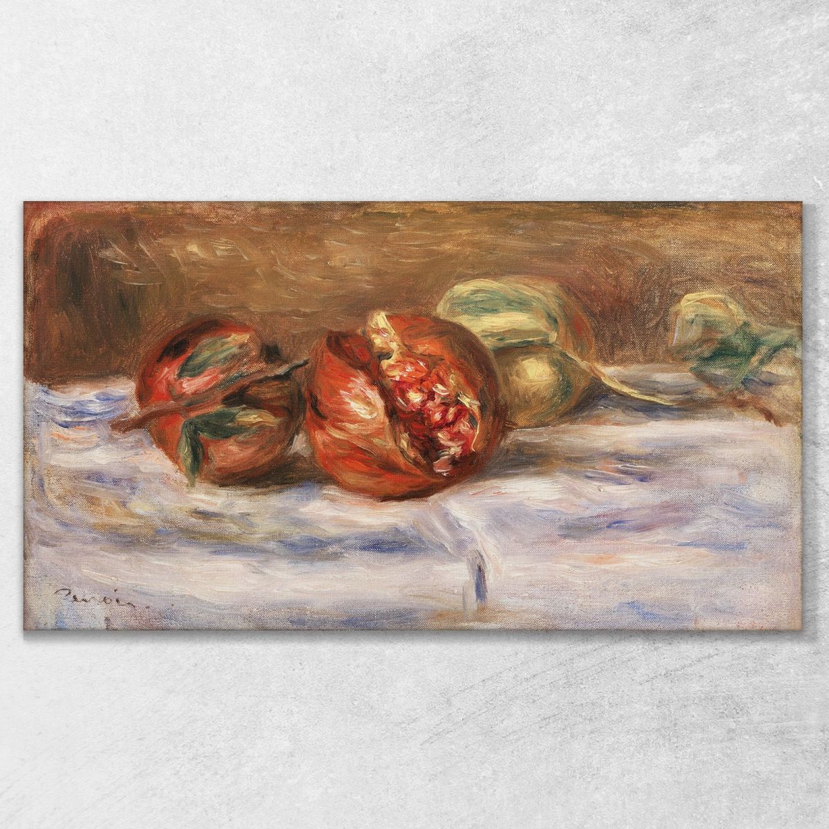 Pomegranates Grenades 1910 Pierre-Auguste Renoir par594 canvas print 