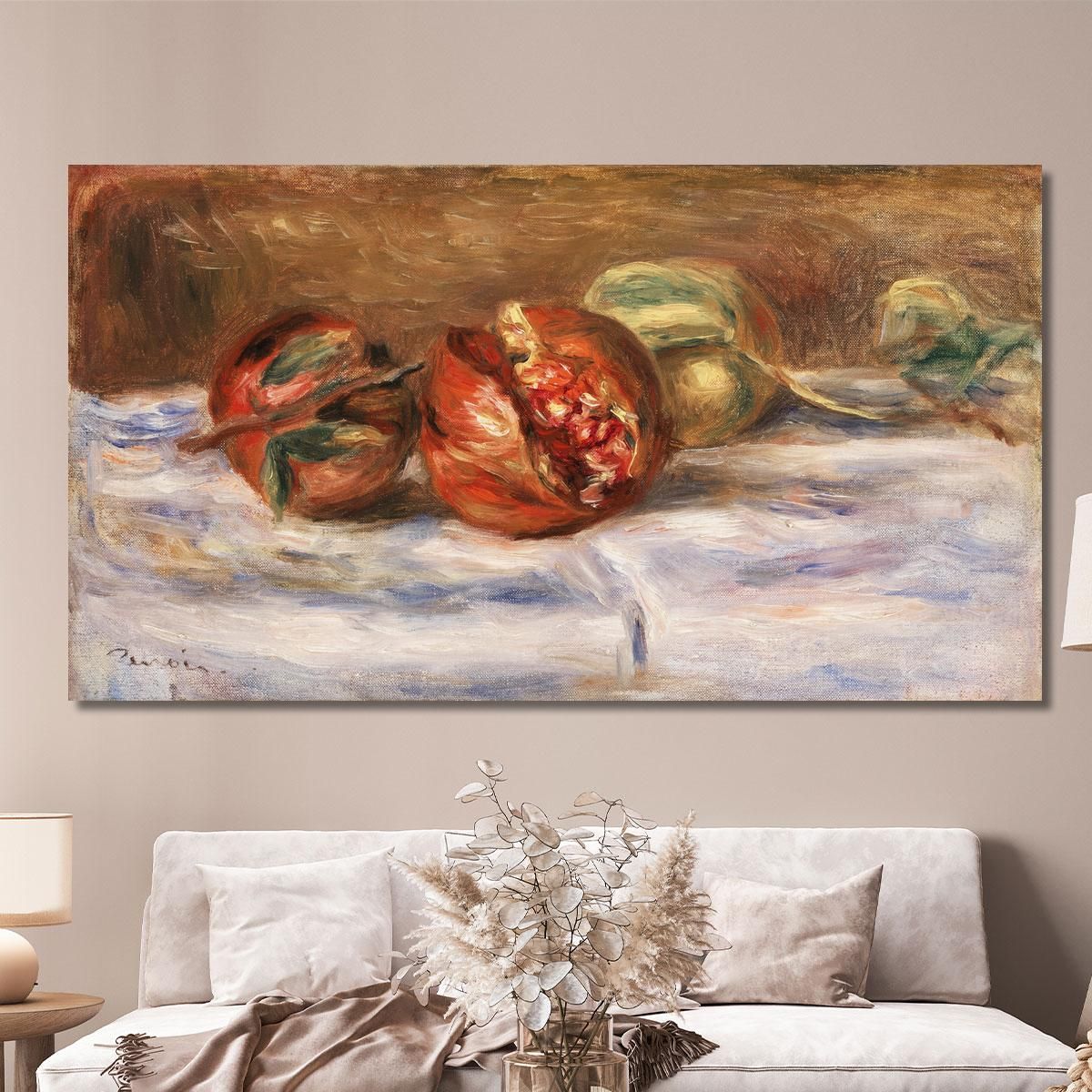 Pomegranates Grenades 1910 Pierre-Auguste Renoir par594 canvas print 
