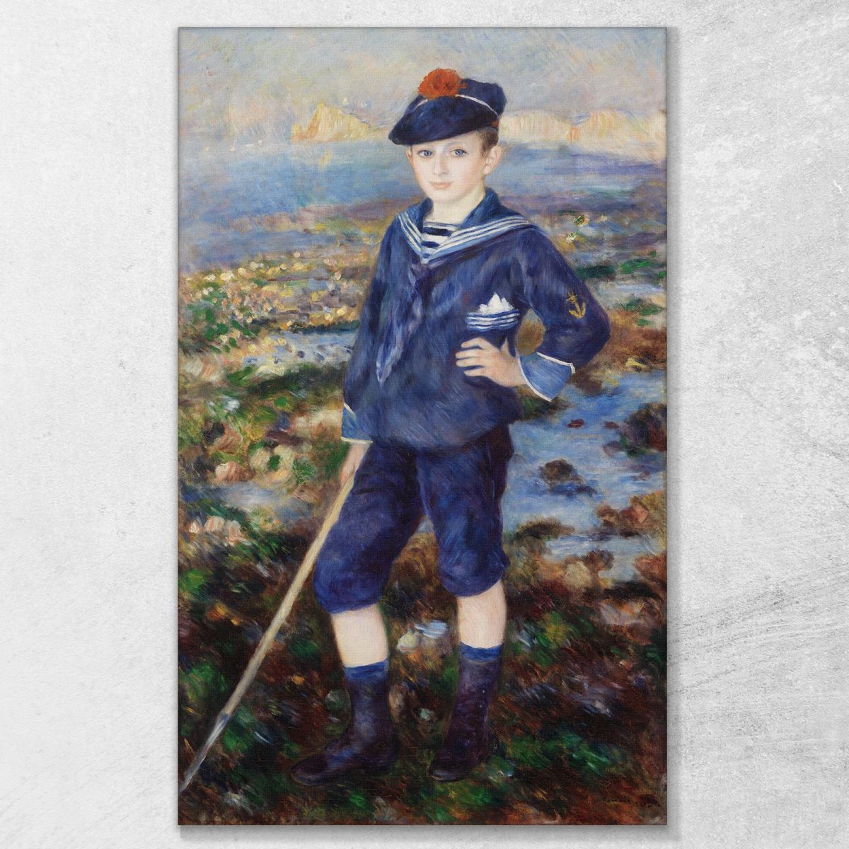 Sailor Boy Portrait Of Robert Nunès Pierre-Auguste Renoir par602 canvas print 