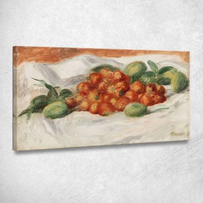 Strawberries And Almonds Pierre-Auguste Renoir par604 canvas print 