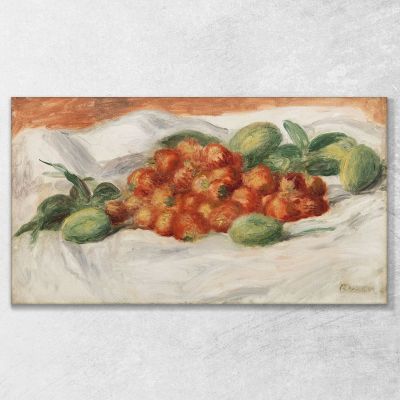 Strawberries And Almonds Pierre-Auguste Renoir par604 canvas print 