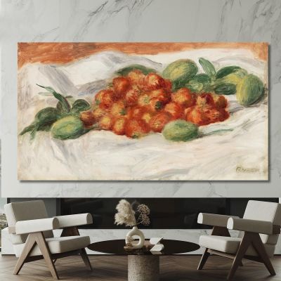 Strawberries And Almonds Pierre-Auguste Renoir par604 canvas print 