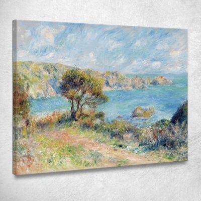 View At Guernsey 1883 Pierre-Auguste Renoir par609 canvas print 