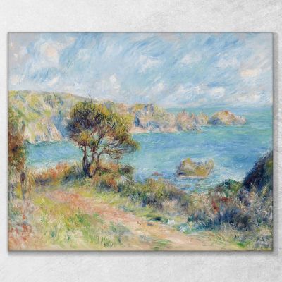 View At Guernsey 1883 Pierre-Auguste Renoir par609 canvas print 