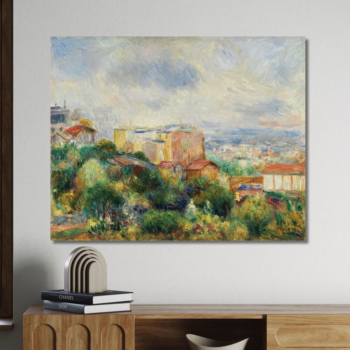 View From Montmartre Pierre-Auguste Renoir par610 canvas print 