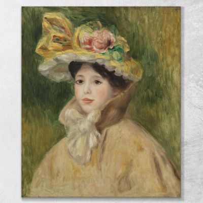 Woman With Capeline Pierre-Auguste Renoir par617 canvas print 