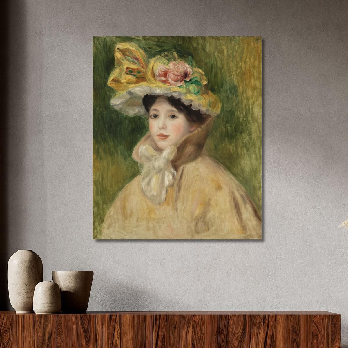 Woman With Capeline Pierre-Auguste Renoir par617 canvas print 