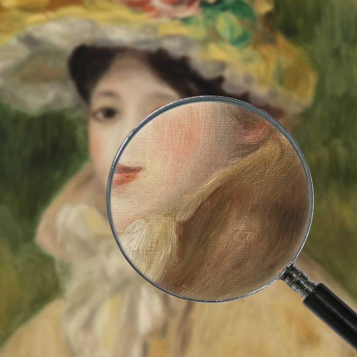 Woman With Capeline Pierre-Auguste Renoir par617 canvas print