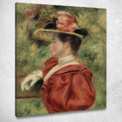 Woman With Glove Pierre-Auguste Renoir par618 canvas print 