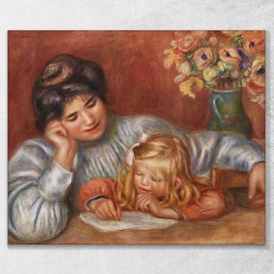 Writing Lesson 1905 Pierre-Auguste Renoir par620 canvas print 