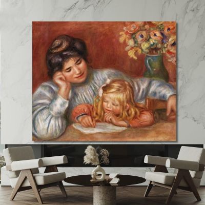 Writing Lesson 1905 Pierre-Auguste Renoir par620 canvas print 