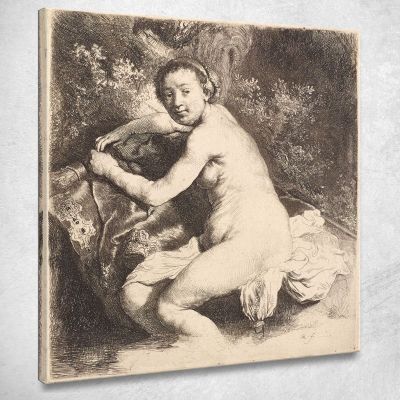 Diana At The Bath Rembrandt van Rijn rvr52 canvas print 