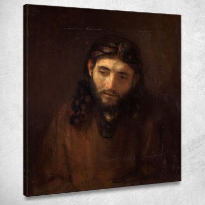 Head Of Christ Rembrandt van Rijn rvr60 canvas print 